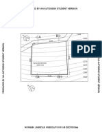 Land plot design CAD drawing