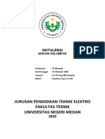 Notulensi - Ekonomi TL - Kelompok 10 - Ptea B - Bayu Andica Perangin Angin (5182131011)