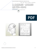 Papercraft .Pdo File Template For Full Metal Alchemist - Alphonse Elric Full Armor - PDF