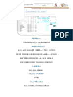 Diagrama de Gantt