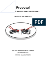 Proposal Handtraktor Roda 2 (Sinar Jaya)