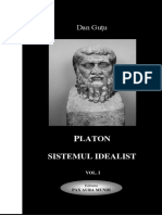 Platon - Sistemul Idealist Vol. I - Dan Gutu PDF