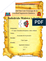 Monografia Acido y Anhidrido Maleico Ipqi II