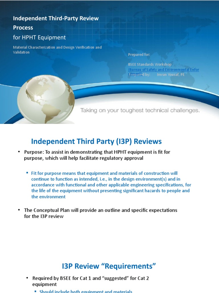 Independent Third-Party Review Process | PDF | Verification And ...