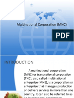 Multinational Corporation (MNC)