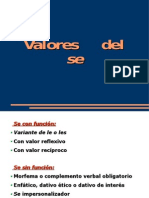 Valores de se