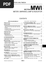 Meter, Warning Lamp & Indicator: Section