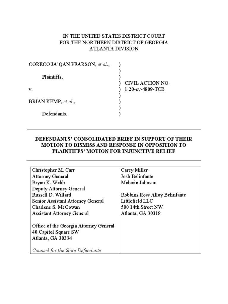 Response To Sidney Powell's 'Kraken' Lawsuit 2 PDF