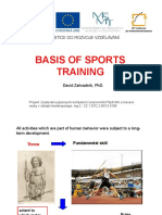 sports training sample ppt