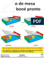 Projeto em Corel X6 Mesa Pintar Boné