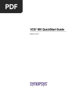 Vcs MX Quickstart Guide: March 2017