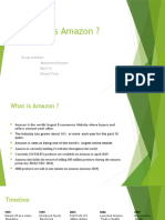 Topic What Is Amazon ?: Group Members Muhammad Hussain Asjid CH Shanza Tariq