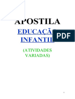 Apostila Atividades Variadas Educ. Infantil