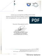 Certificado - Oficina da tecnica enxaimel