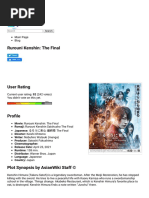 Rurouni Kenshin: The Final - AsianWiki - 1607227782459