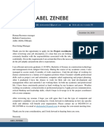 ABEL ZENEBE Cover Letter