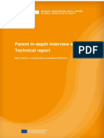 Parent in-depth interviews technical report