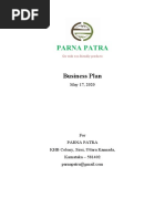 Parna Patra: Business Plan