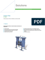 High-performance duplex filter for industrial applications