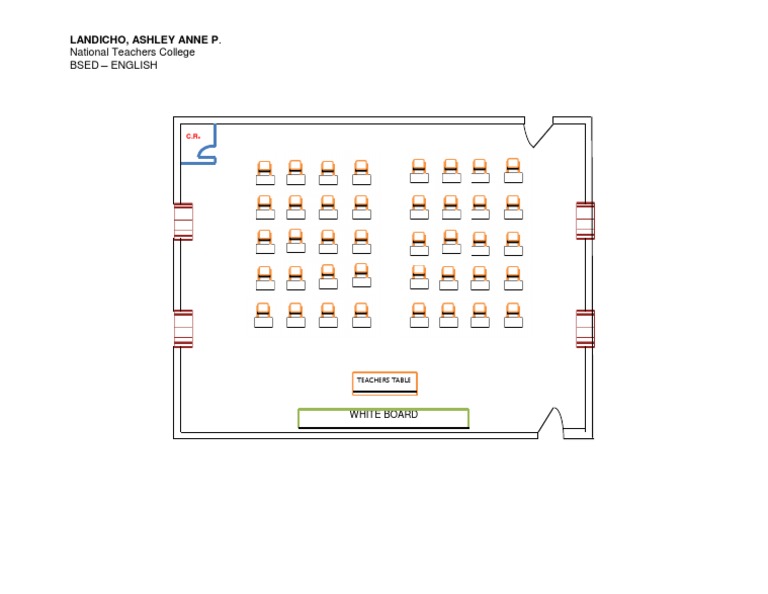 Classroom Floor Plan | PDF | Language Arts & Discipline | Art