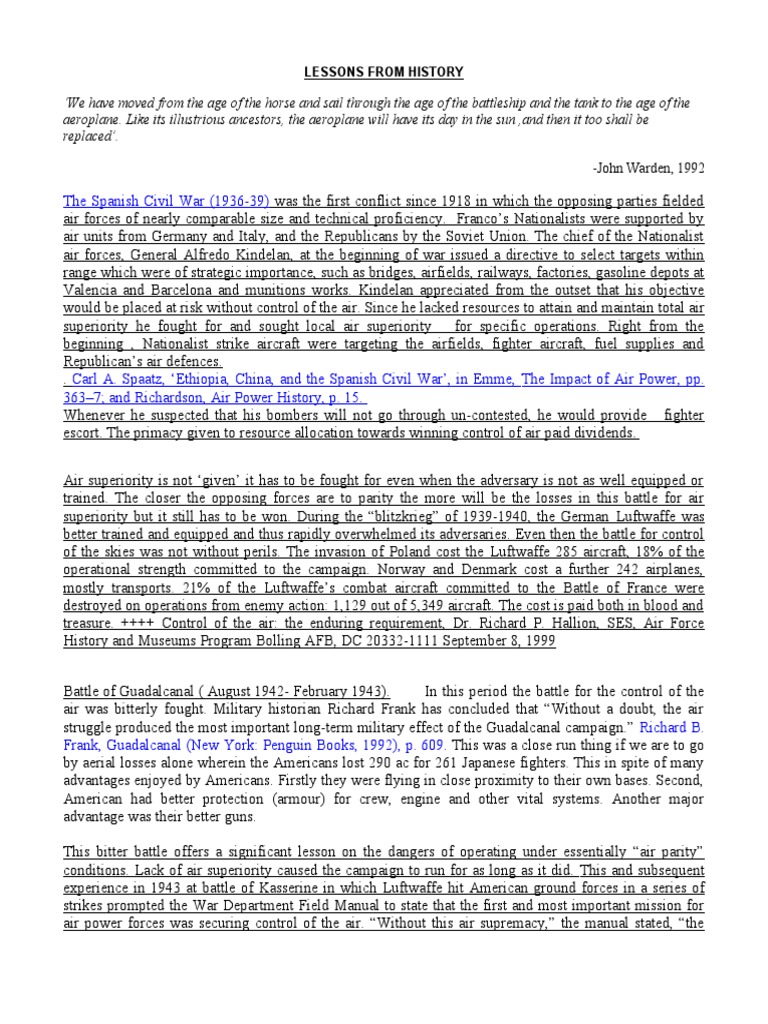 Gulf War Pdf Air Supremacy Surface To Air Missile