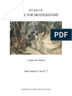 Battle For Motherstone: Rulebook