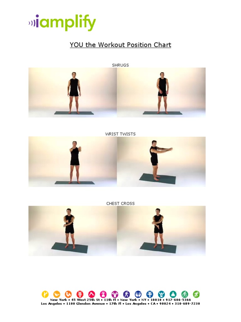 Workout Position Chart Guide | PDF | Travel