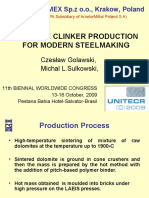 Dolomite Clinker Production For Modern Steelmaking: PMO KOMEX SP.Z O.o., Krakow, Poland