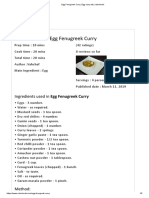 Egg Fenugreek Curry, Egg Curry Wit - Vahrehvah