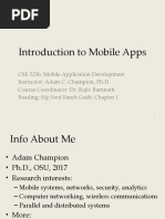 Introduction To Mobile Apps