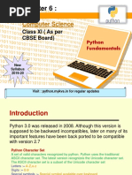 Computer Science: Class XI (As Per CBSE Board)