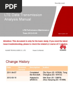 LTE Data Transmission Analysis Manual