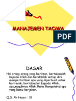 Manajemen Taqwa