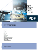 Input, Output and I/O Devices Group: N/a