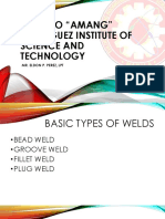 Basic Types of Weld PDF