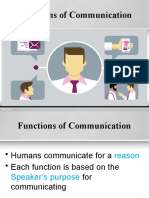 Functions of Communication: Regulation, Social Interaction, Motivation, Information, Emotional Expression