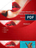 Amkh Private LTD (Aaj Mera Khada Hoga)