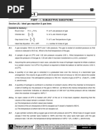 Gaseous State (Ideal Gases) Exercise With Sol.