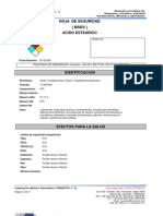 Acido Esterico - Seguridad - CORQUIVEN D