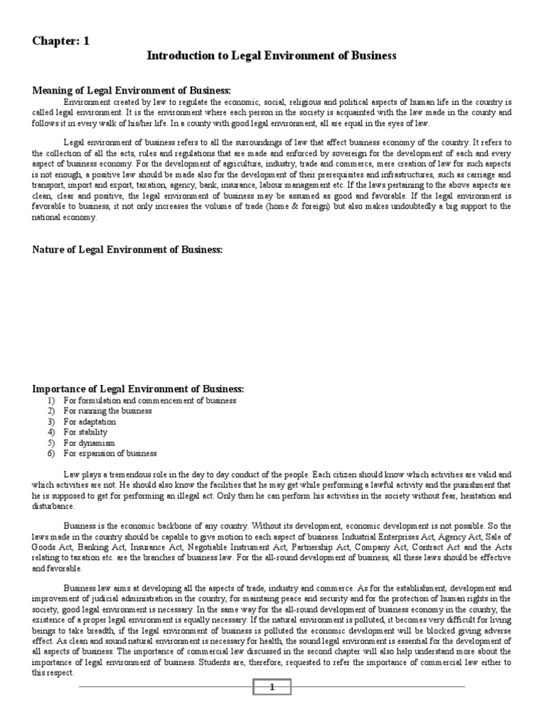Introduction To Legal Environment Of Business Pdf Precedent Sources Of Law