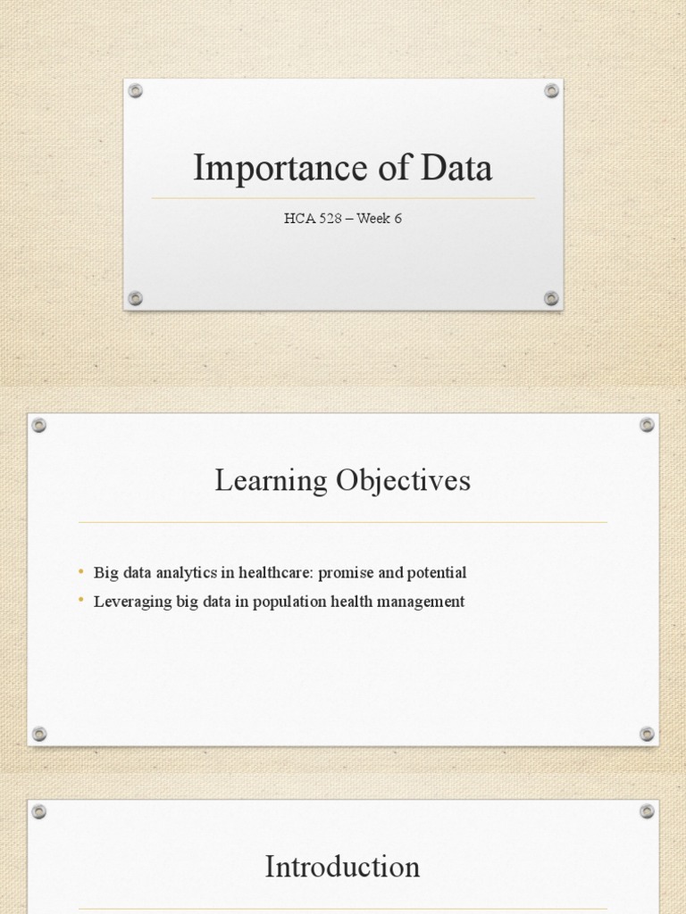 Leveraging Big Data in Healthcare Analytics | PDF | Big Data | Analytics
