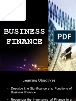 Chapter 1 Intro To Business Finance