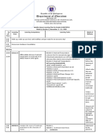 Grade 8 Week 6 Weekly Home Learning Plan