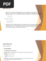 Matrices: Numerical Solutions For Civil Engineers 2020