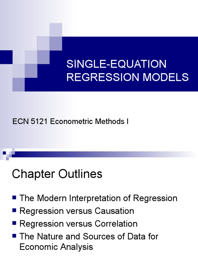 Econometrics for Economics Students | PDF | Dependent And Independent ...