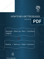 How To Be A Better Reader
