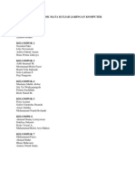 Kelompok Mata Kuliah Jaringan Komputer PDF
