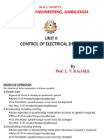 College of Engineering, Ambajogai.: Unit Ii Control of Electrical Drives Unit Ii Control of Electrical Drives