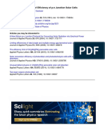 Detailed Balance Limit of Efficiency of P-N Junction Solar Cells