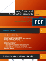 Lecture 3 - Building Permits Codes and Construction Standards PDF